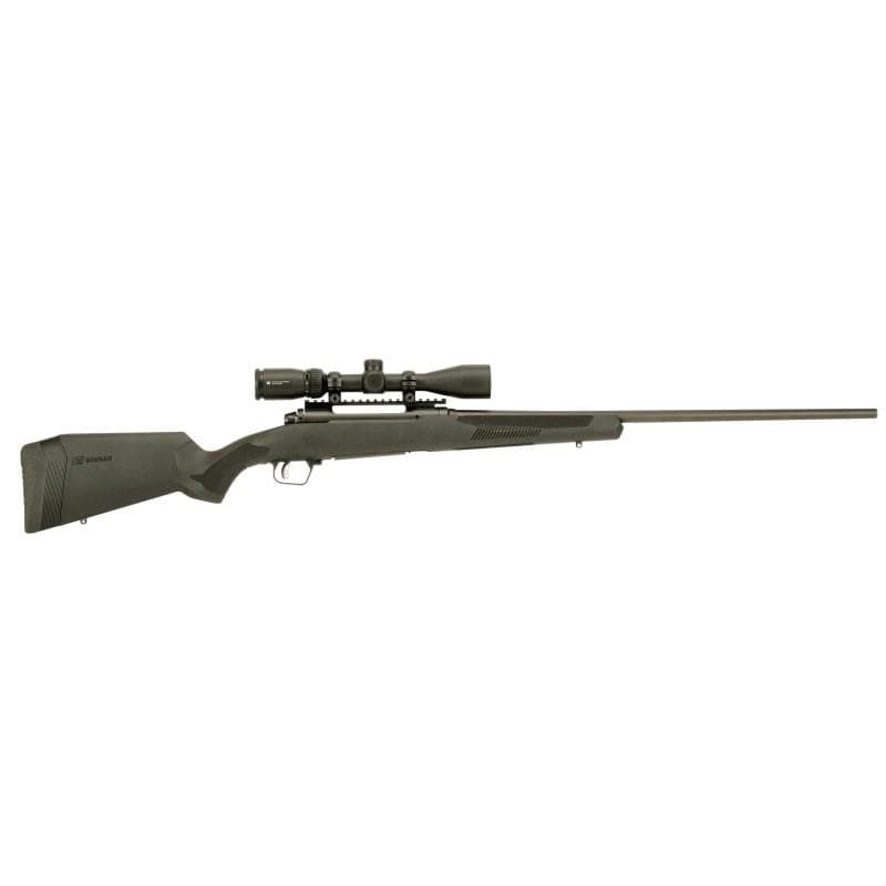 Savage Arms 110 Apex Hunter XP Left Hand Rifle 7mm PRC 2rd Magazine 22" Barrel Black with 3-9x40mm Vortex Crossfire II Scope