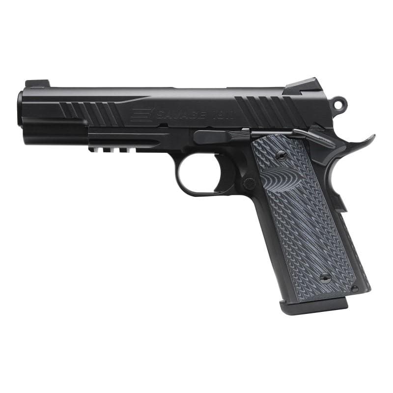 Savage 1911 Gov't Style Handgun 9mm Luger 10rd Magazine 5" Barrel Black with Rail