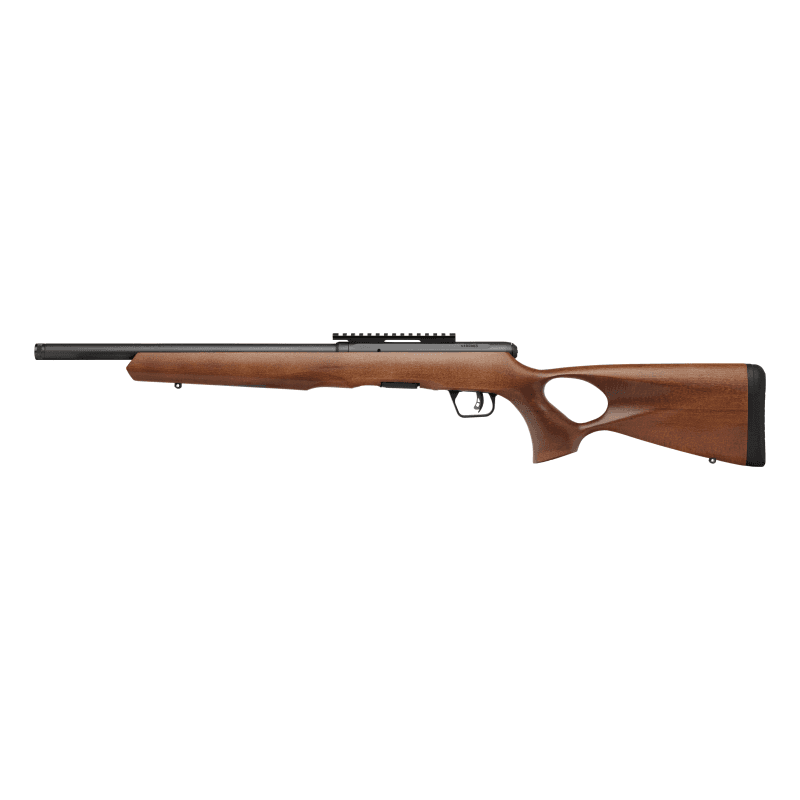 Savage Arms B17 Timber Thumbhole Rifle .22 WMR 10rd 16.5" 1/2x28 Threaded Barrel Wood