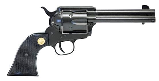 1873 .22LR/.22WMR REVOLVER BLK 4.75" BBL 6RD PLASTIC GRIPS DUAL CYL