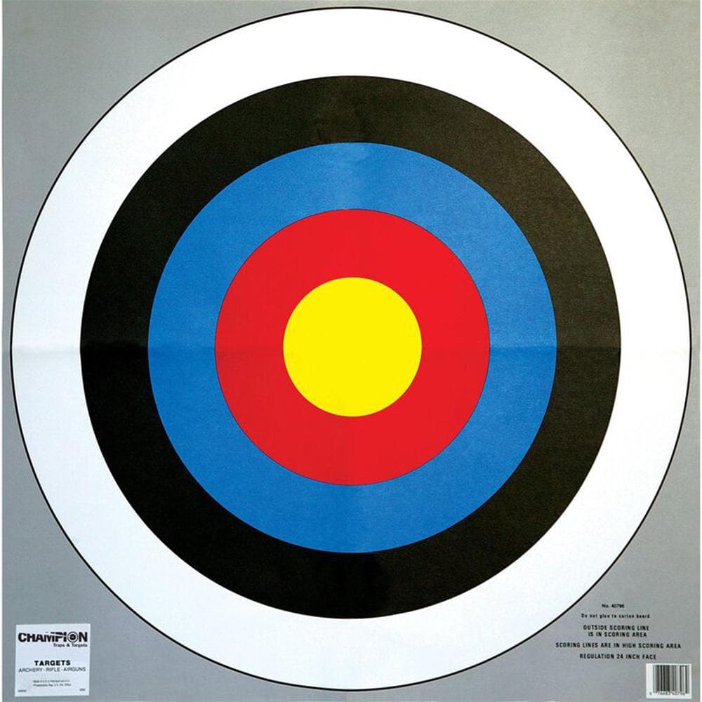 Champion Archery Target 24" Bullseye 2/ct