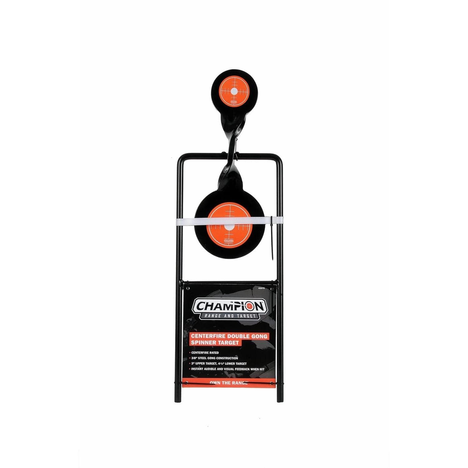 Champion Centerfire Double Gong Spinner Target Steel