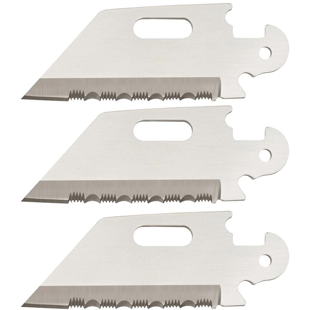 Cold Steel Click-N-Cut Replacement Blade 3/pk - 2-1/2" Reverse Tanto Serrated