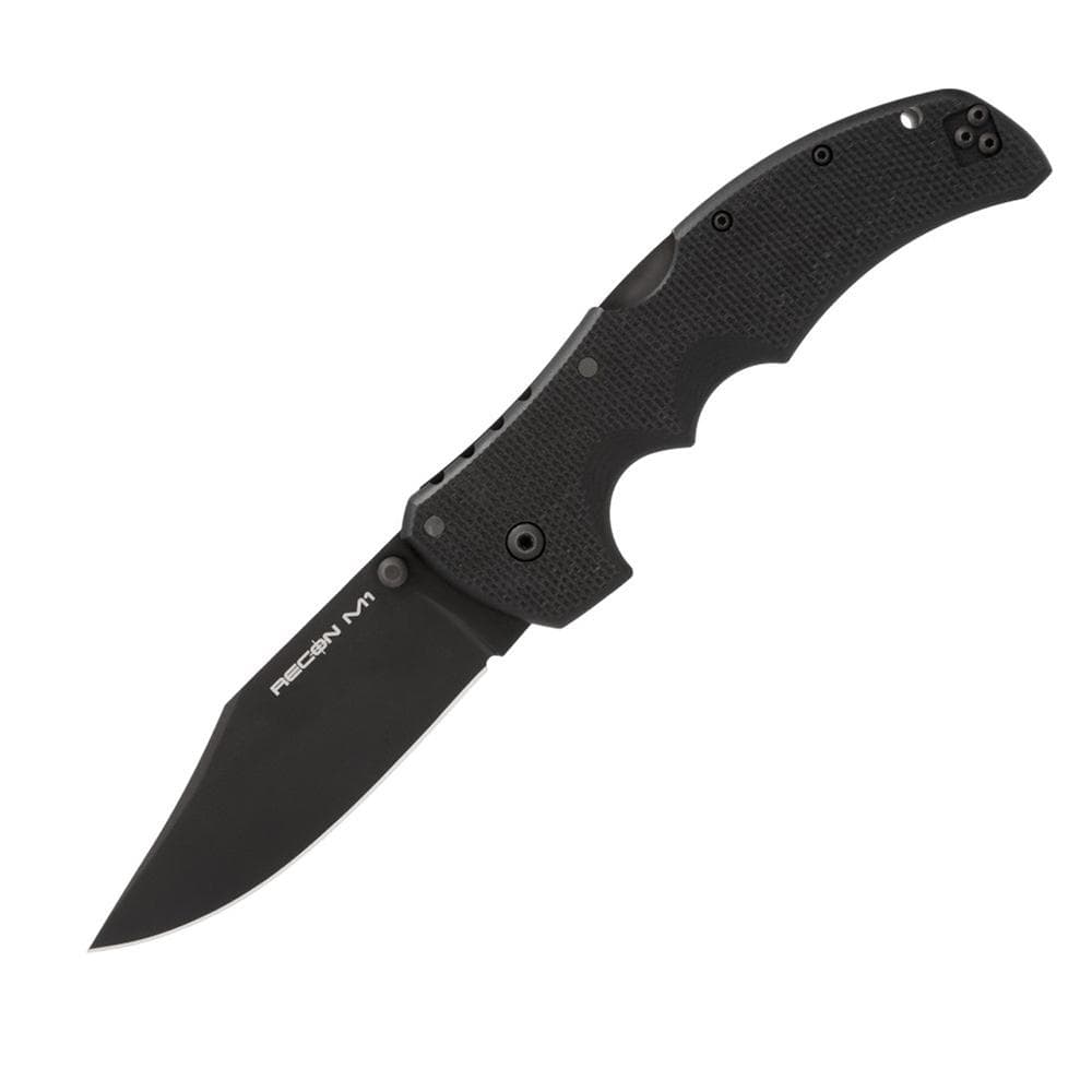 Cold Steel Recon 1 Magnacut Folding Knife 4" Clip Point Blade Black
