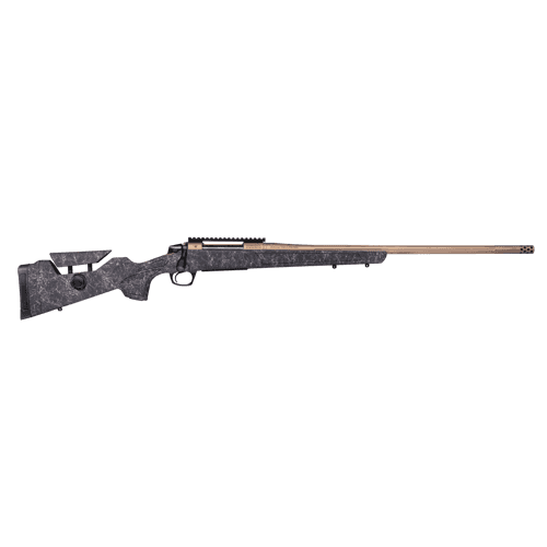 CVA Cascade LR Hunter Rifle 6.5 Creedmoor 5rd Magazine 22" 5/8x24 Threaded Barrel Black with Smoke Bronze Web