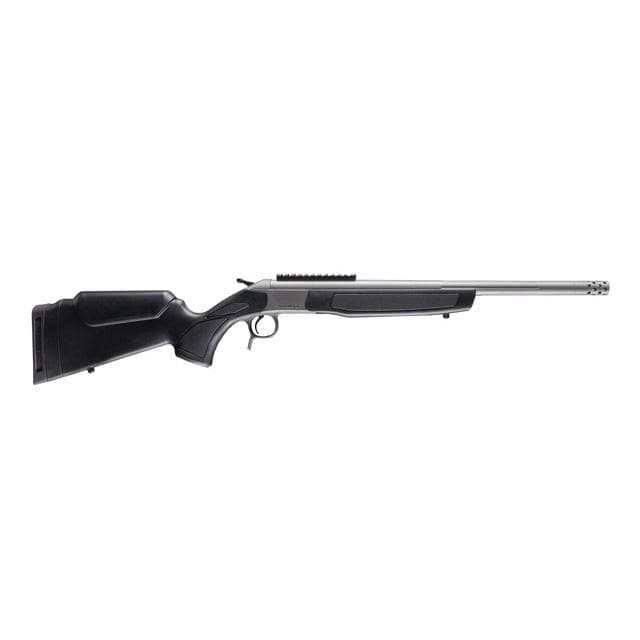 CVA Scout TD Single Shot Rifle .444 Marlin. 22" Threaded Stainless Barrel Black Stock 0 MOA Pic Rail