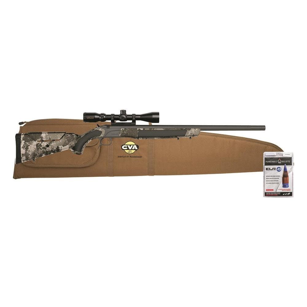 CVA Accura MR-X Muzzleloader Rifle 45 Cal Cerakote Sniper Grey with KonusPro 3-9x40 IR BDC Reticle