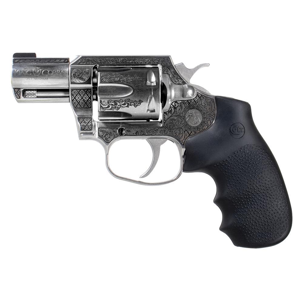 Colt King Cobra Carry "Filigree Frame/Black" .357 Rem Mag 6rd Capacity 2" Barrel Stainless Finish Black Rubber Grips