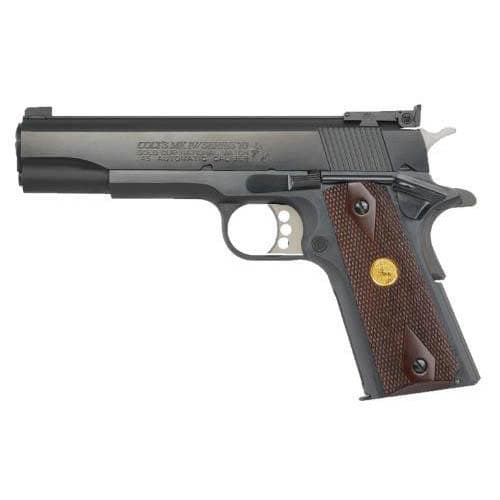 Colt Gold Cup National Match Handgun .38 Super 9rd Magazine 5" Barrel Blued Finish