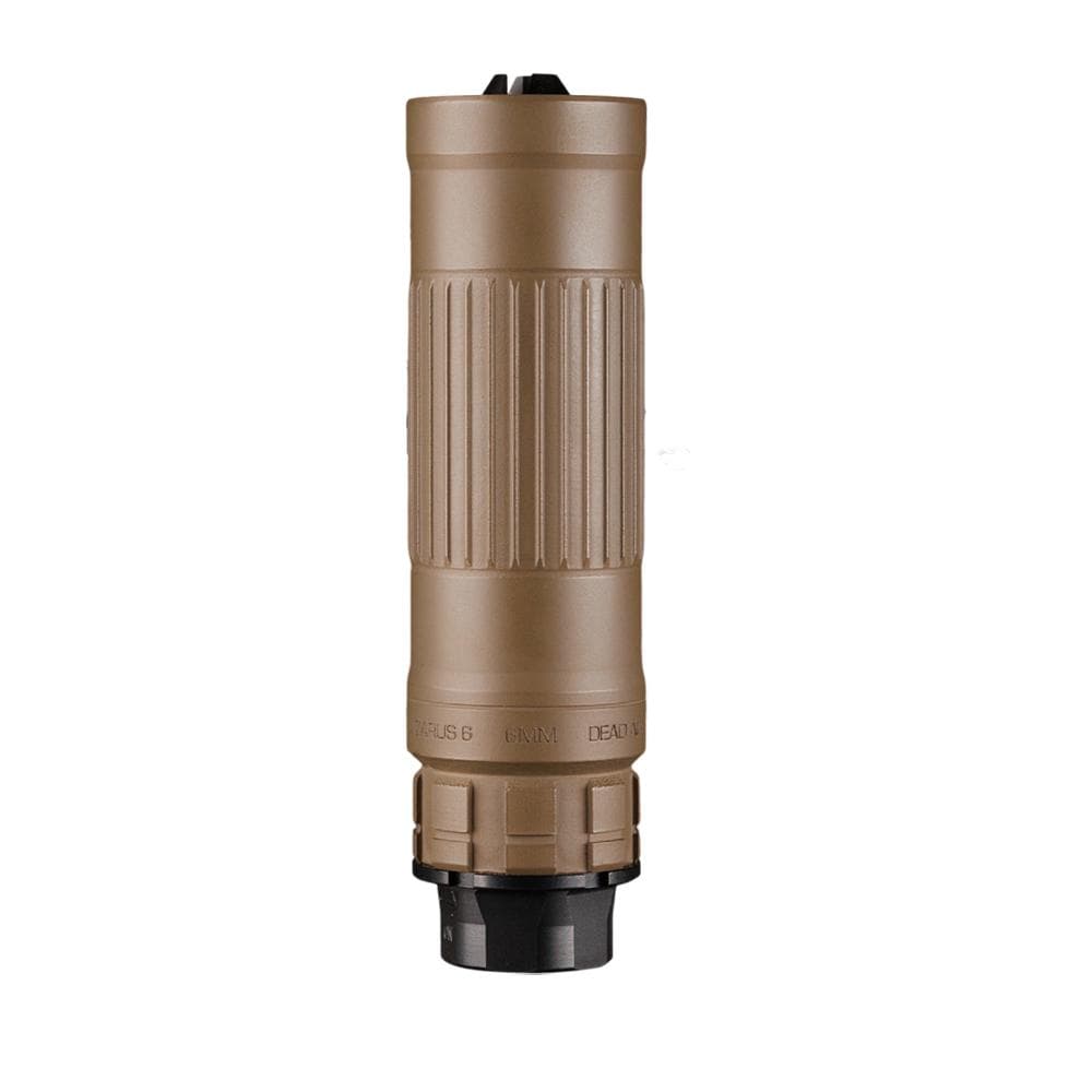 Dead Air Lazarus 6 Keymod 3 Prong Suppressor 6mm 1/2-28 Thread FDE