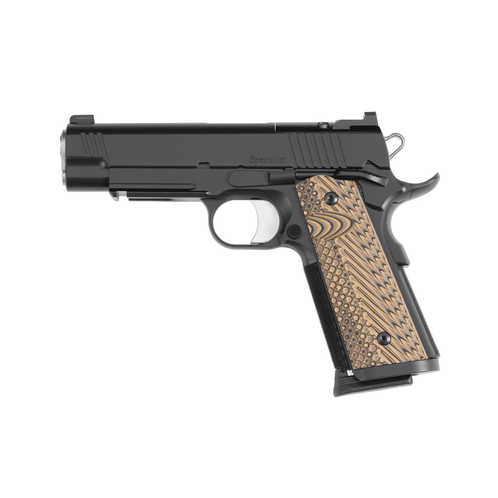 Dan Wesson Specialist Commander Handgun .45 ACP 8rd Magazine 4.25" Barrel Black Optics Ready