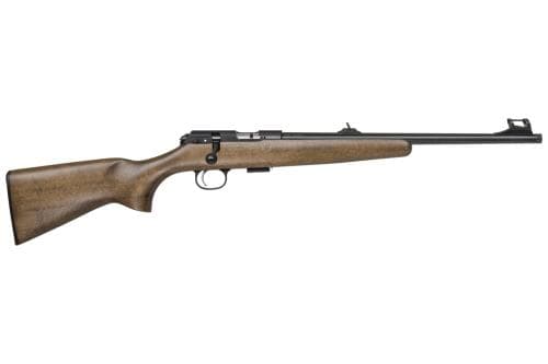 CZ 457 Scout .22LR Single Shot 16.5" Barrel Blued Beechwood Stock