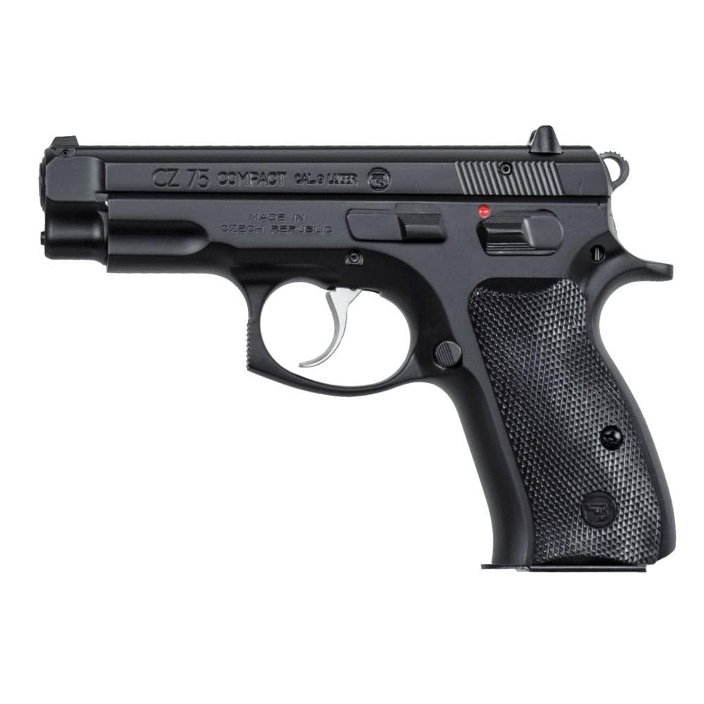 CZ-USA 75 Compact Handgun 9mm Luger 15rd Magazine 3.75" Barrel Black