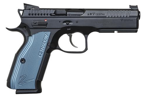 CZ SHADOW 2 cal. 9mm black polycoat blue grips 3x 17rd mags