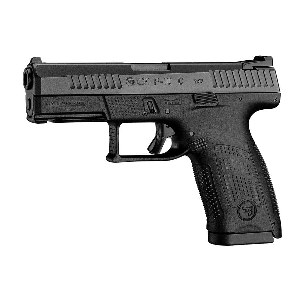 CZ USA P-10 C Handgun 9mm Luger 15rd Magazine 4" Barrel Black Optic Ready Fixed Sights