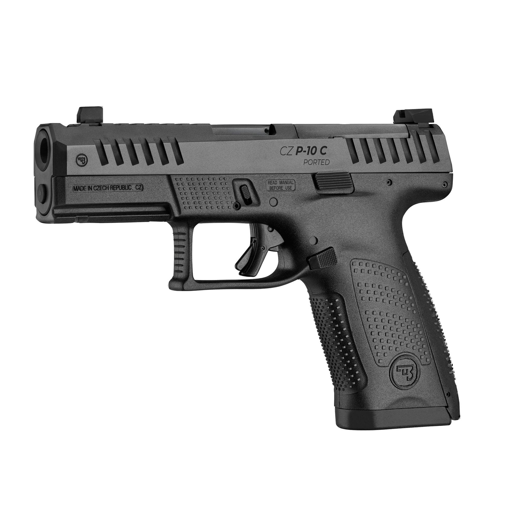 CZ P-10C Ported Handgun 9mm Luger 17rd Magazines(2) 4" Ported Barrel Optic Ready