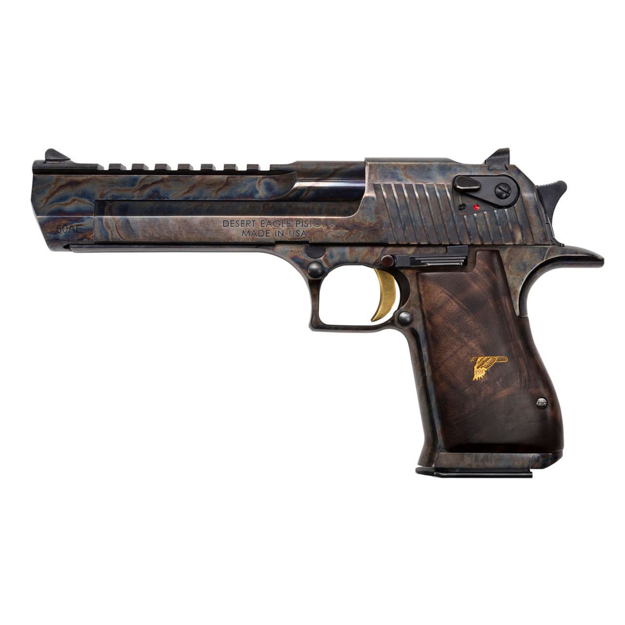 Magnum Research Case Hardened Desert Eagle Mark XIX Handgun .357 Magnum 9rd Magazine 6" Barrel Walnut Grips