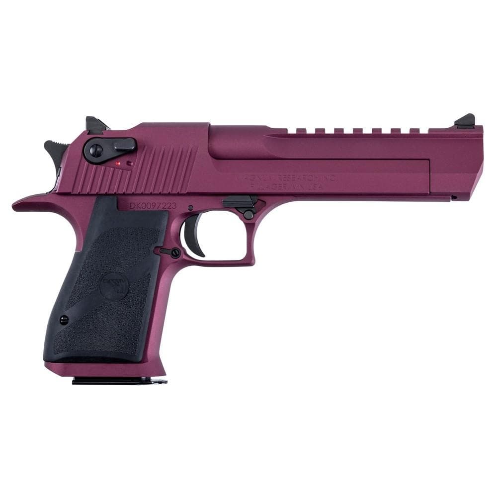 Magnum Research Desert Eagle Mark XIX Handgun 50 AE 7rd Magazine 6" Barrel Black Cherry with Black Grips