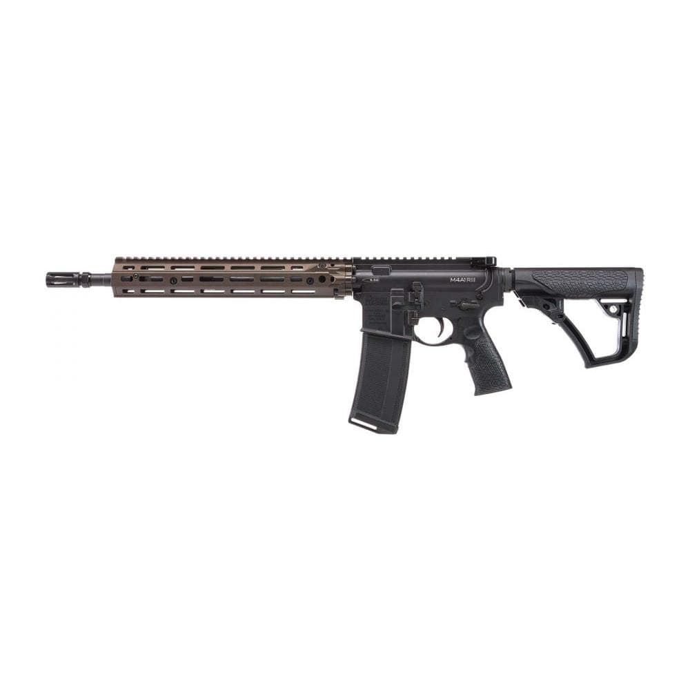 Daniel Defense M4A1 RIII FDE Rifle 5.56mm 32rd Magazine 14.5" Pinned and Welded Barrel 12.5" Handguard