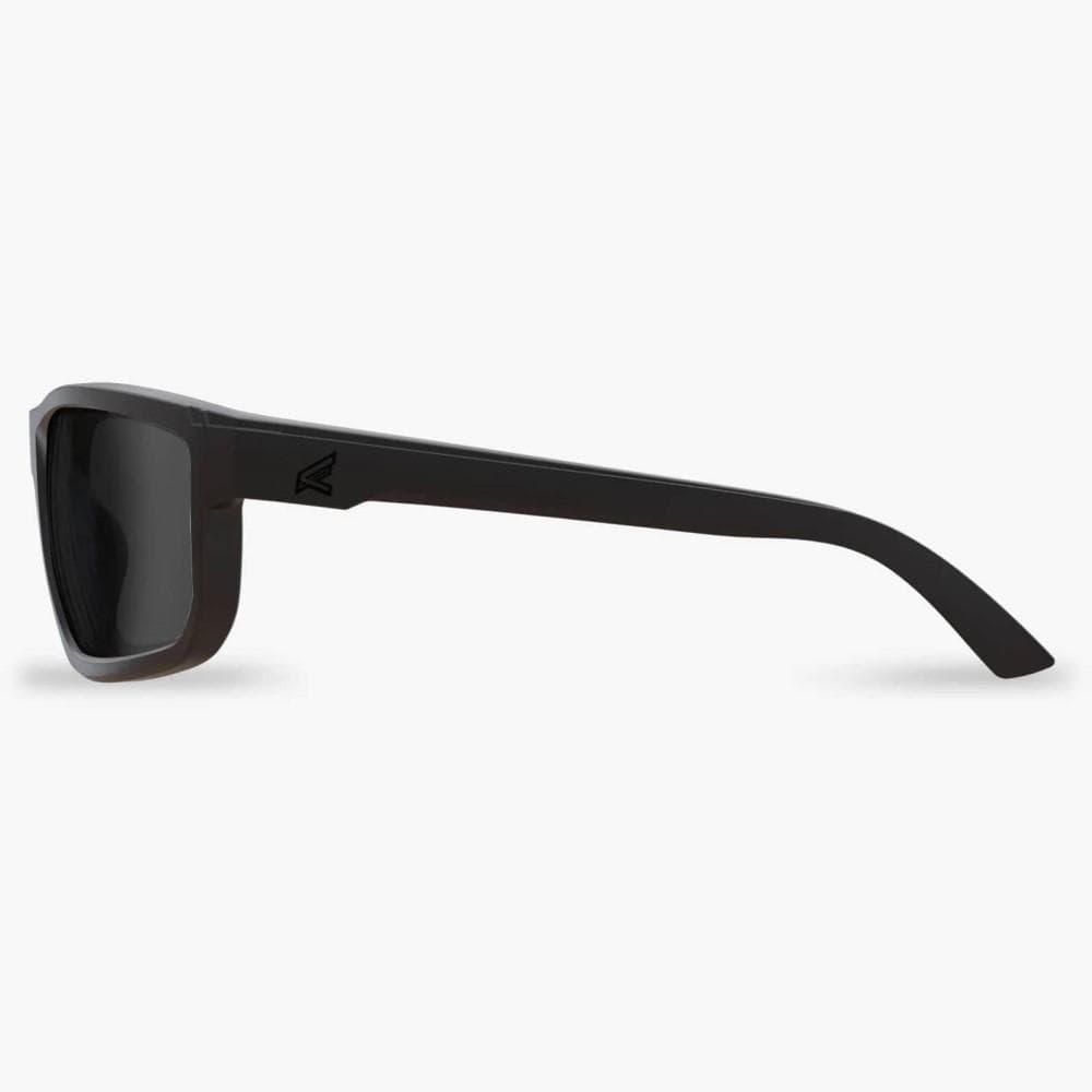 Edge Defiance Safety Glasses Black Frame with Smoke Vapor Shield Lens