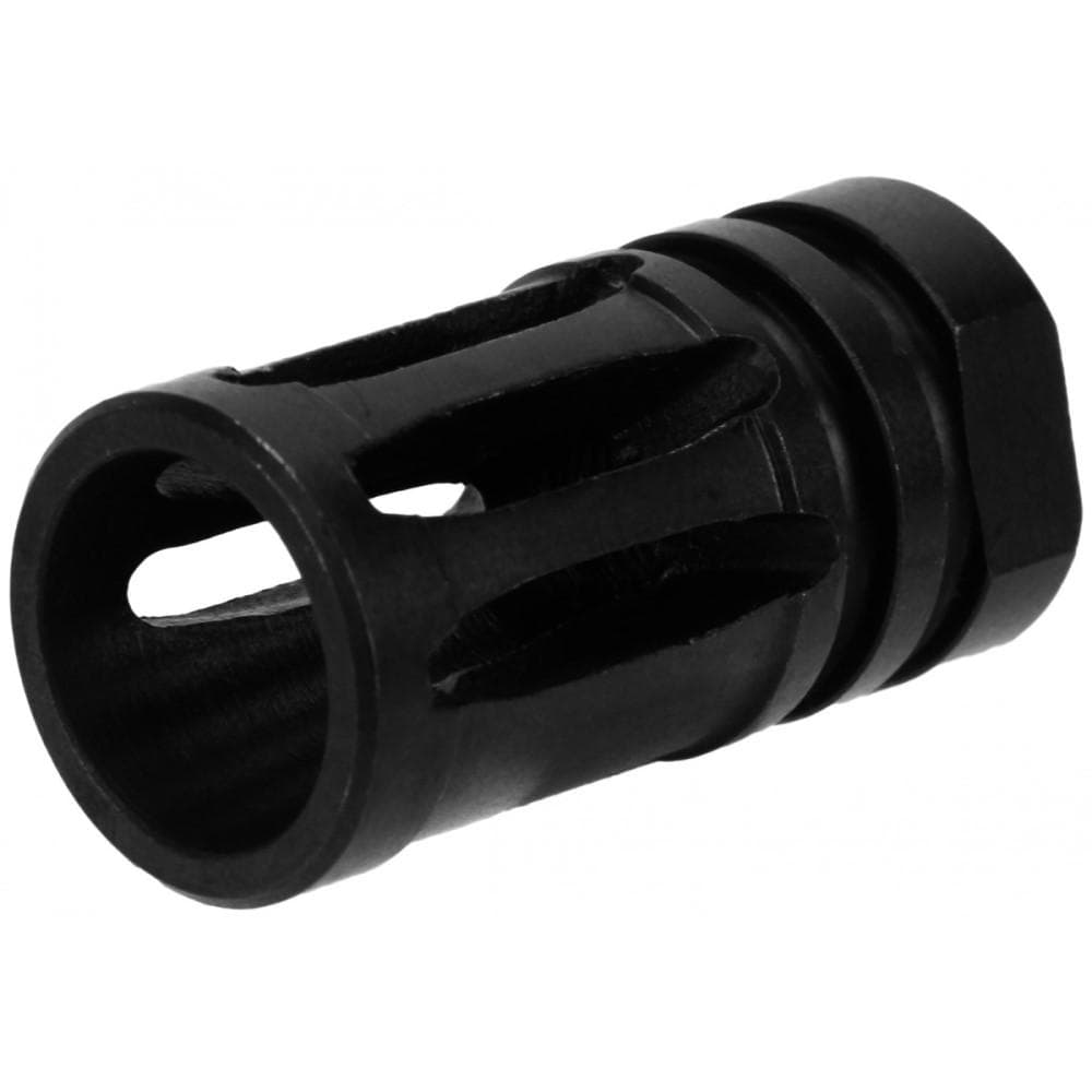 TacFire 5/8x24 TPI Bird Cage Muzzle Brake .30 cal Steel Black