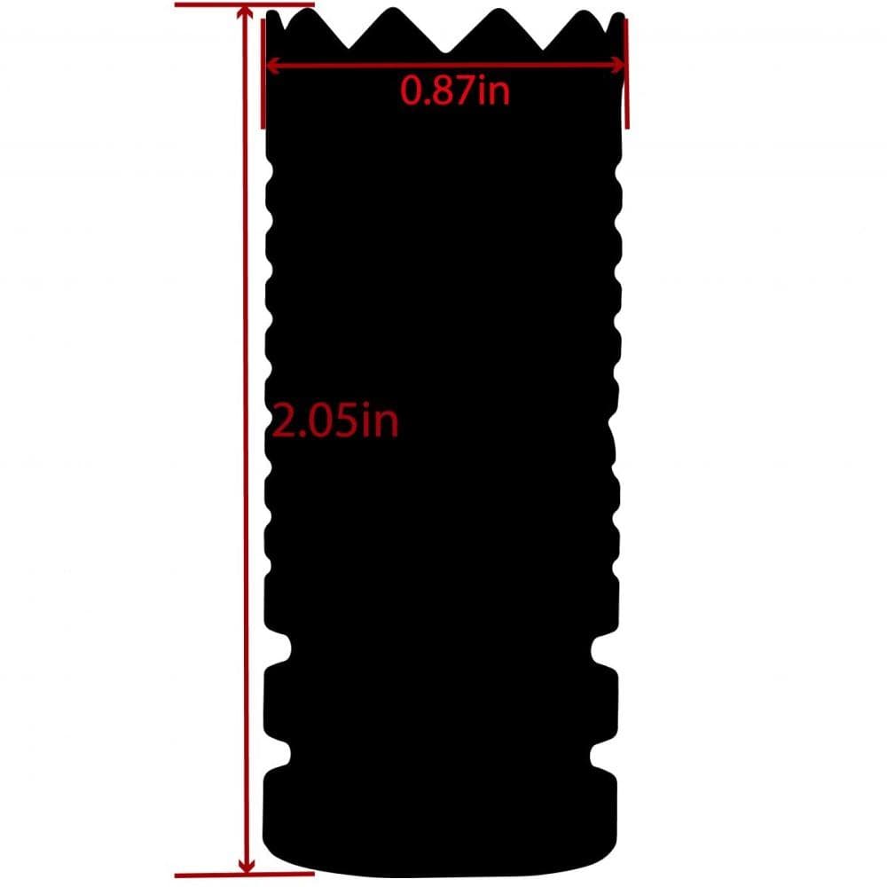 TacFire Crown Style Muzzle Brake .223/5.56 1/2x28 Black