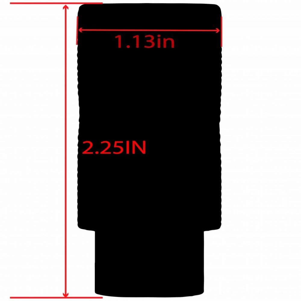 TacFire Knurled Linear Compensator Sound & Concussion Forwarder .223/5.56 1/2x28 Black