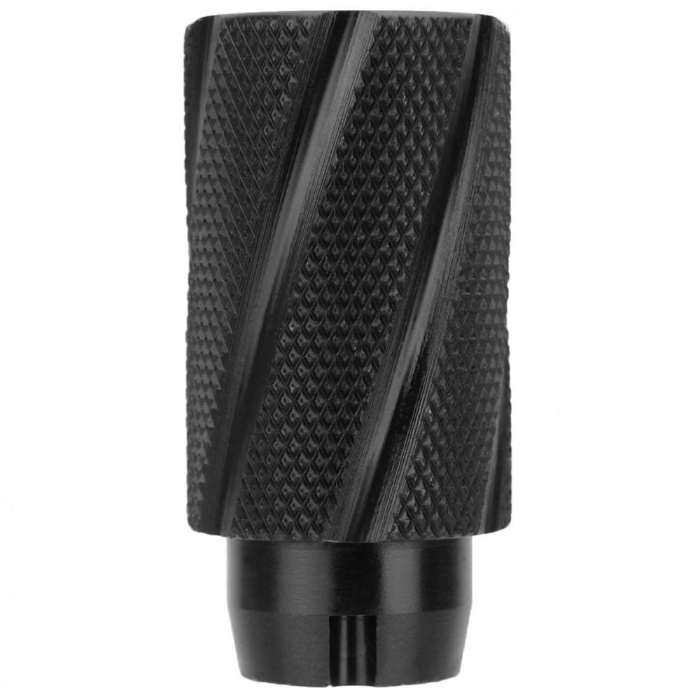 TacFire Knurled Linear Compensator Flash & Concussion Forwarder 7.62x39 14x1 LH Black