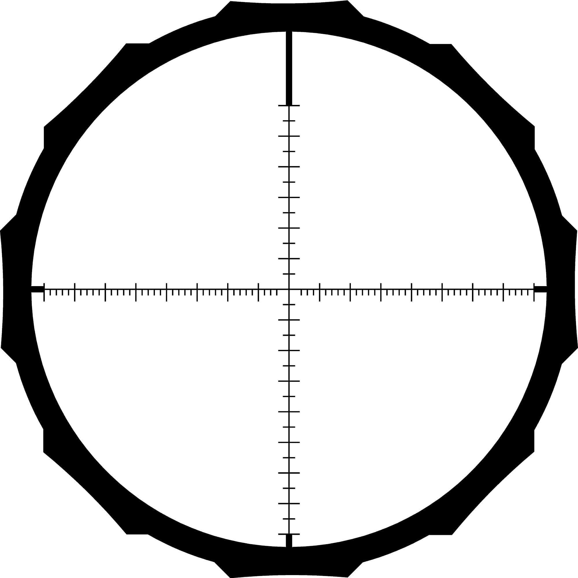 Crimson Trace Hardline Pro Rifle Scope - 4-16x50mm 30mm SFP MR1-MIL Illum