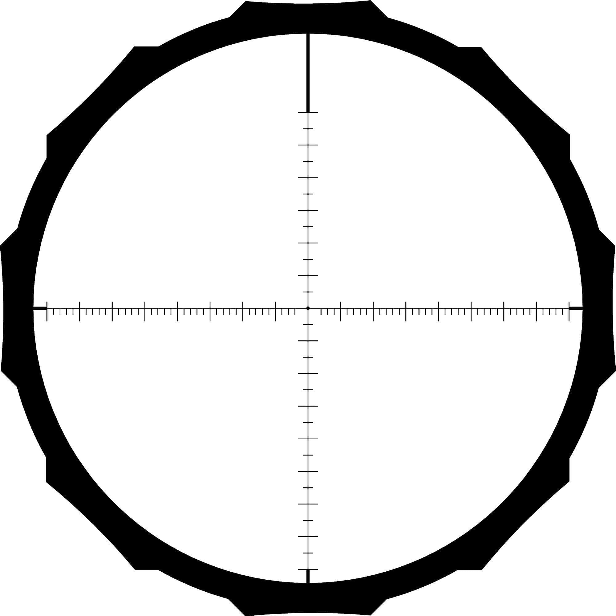 Crimson Trace Hardline Rifle Scope - 3-12x42mm 1" SFP MR1-MOA