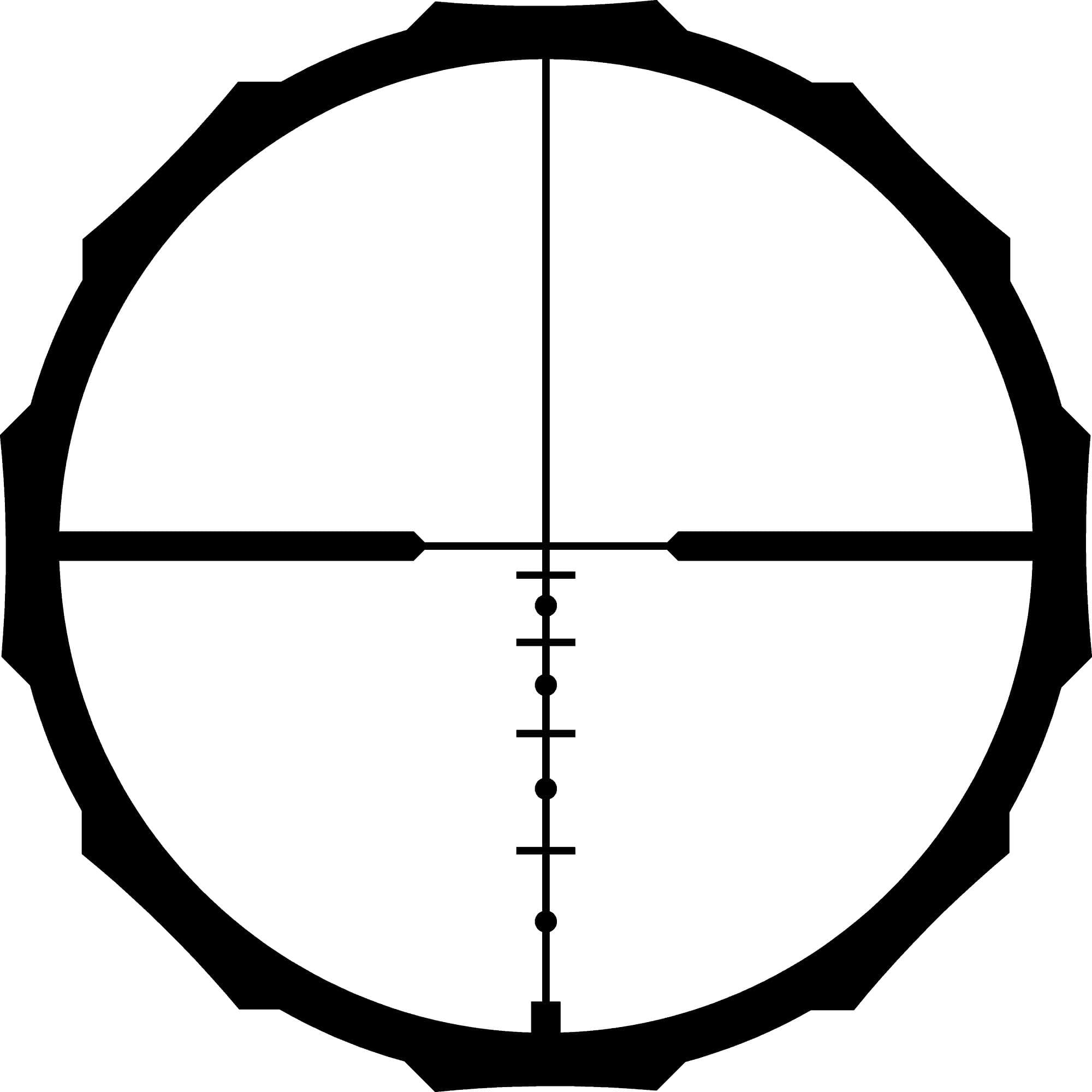 Crimson Trace Hardline Rifle Scope - 3-9x40mm 1" SFP BDC .223/5.56