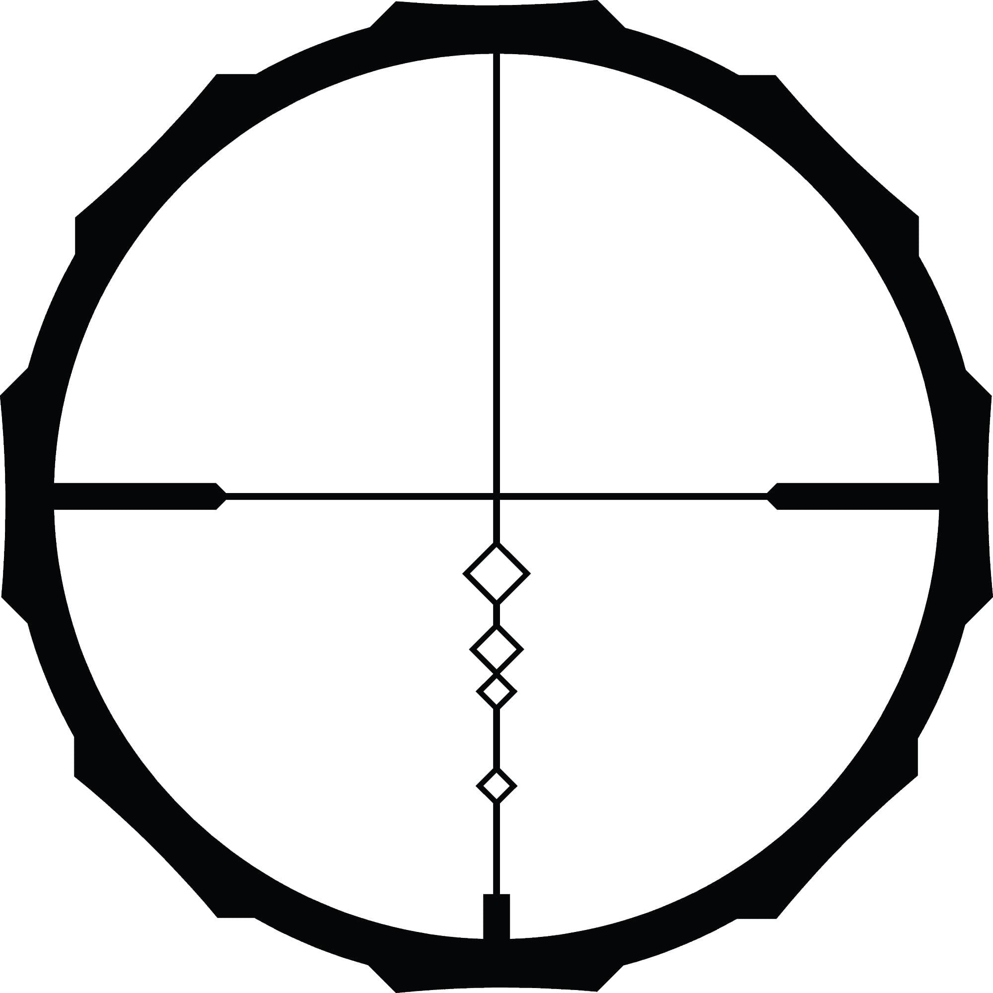 Crimson Trace Brushline Pro Rifle Scope - 3-12x42mm 30mm SFP BDC PRO Non-llum