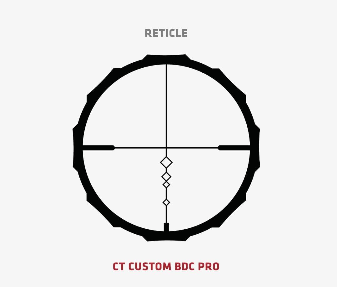 Crimson Trace Brushline Pro Rifle Scope - 4-16x42mm BDC PRO