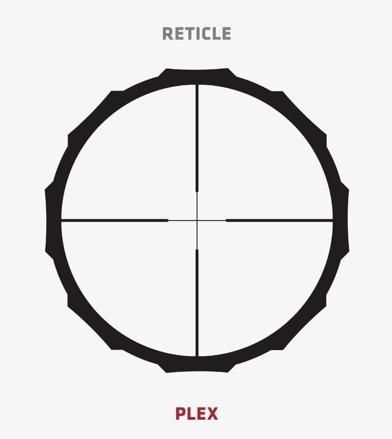 Crimson Trace Brushline Pro Rifle Scope - 3-9x40mm 1" SFP Plex