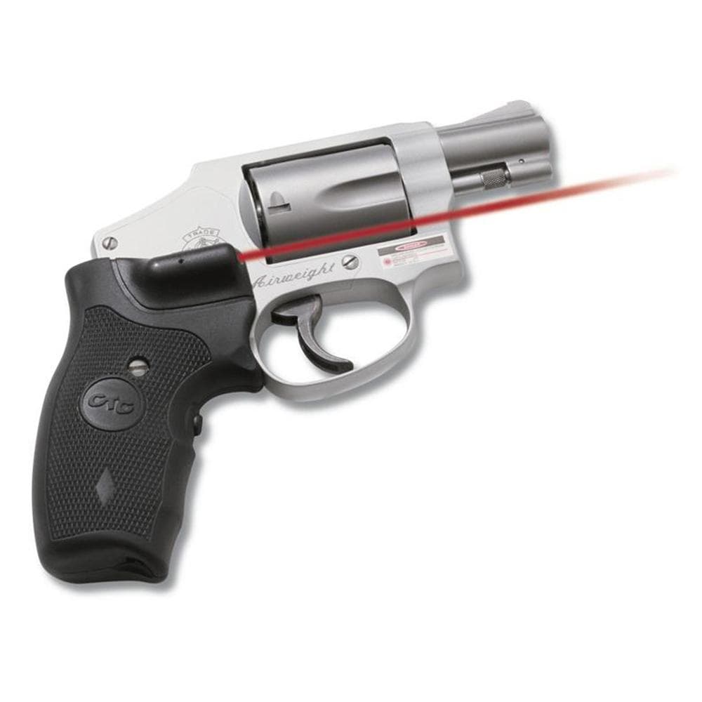Crimson Trace Revolver Lasergrip S&W J-Frame Round Butt Extended Grip