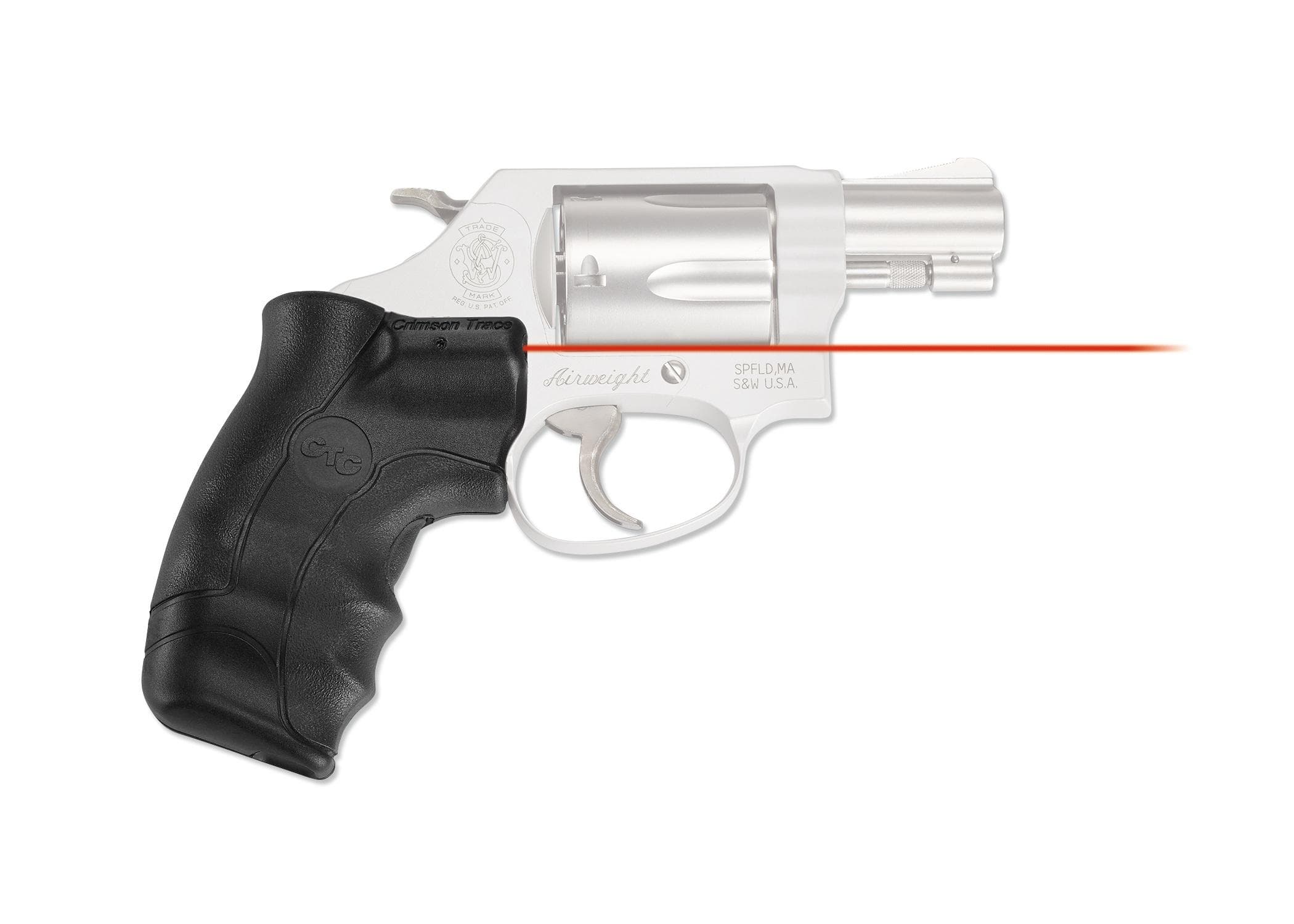 Lasergrips Laser Sight with Red Laser for S&W J-Frame Round Butt Revolvers