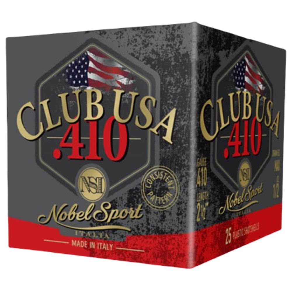 Nobel Sport Shotshells .410 ga 2-1/2" 1/2 oz 1240 fps #7.5 25/ct