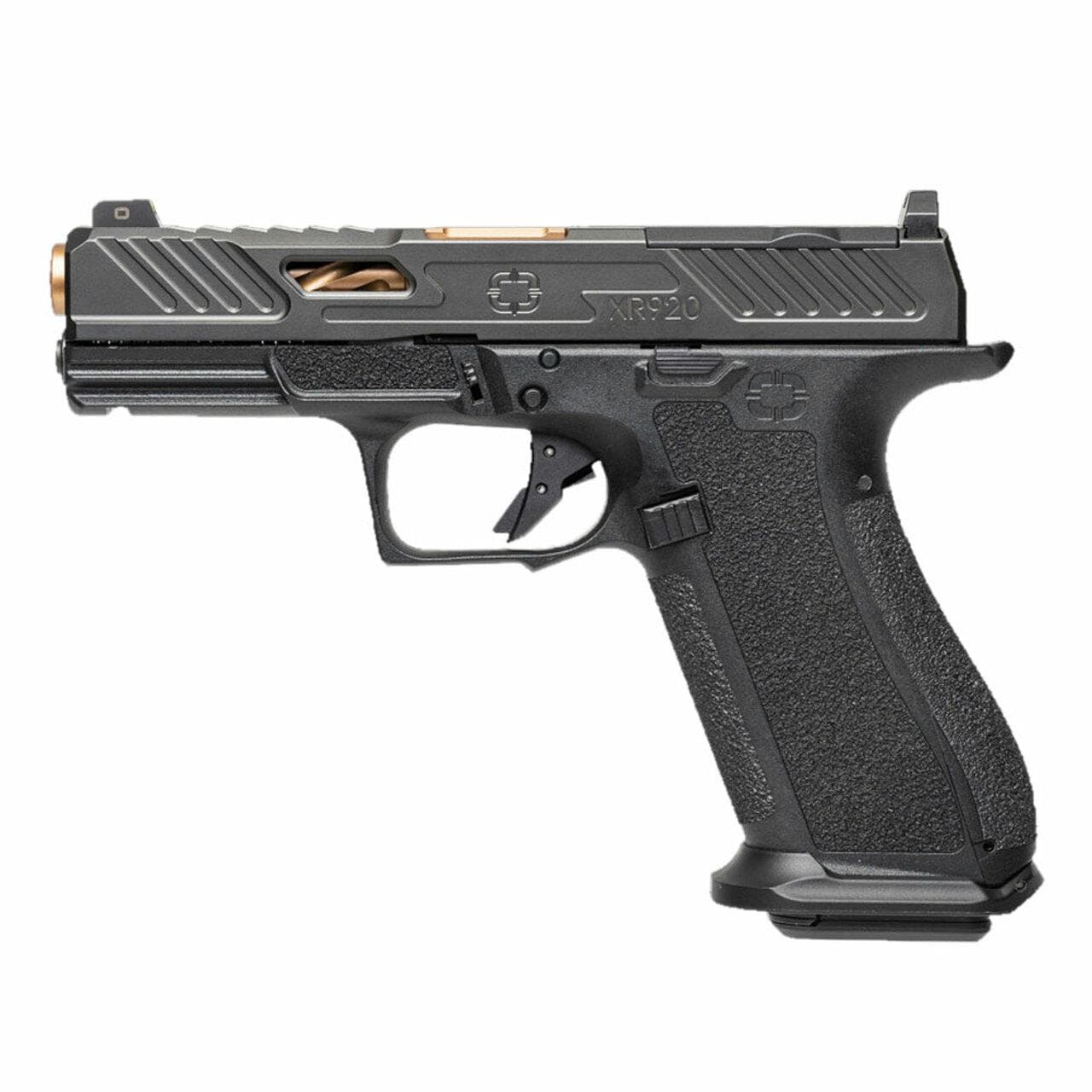 Shadow Systems XR920 Elite Optic Cut Handgun 9mm Luger 17rd Magazine 4" Bronze Barrel Black Grip