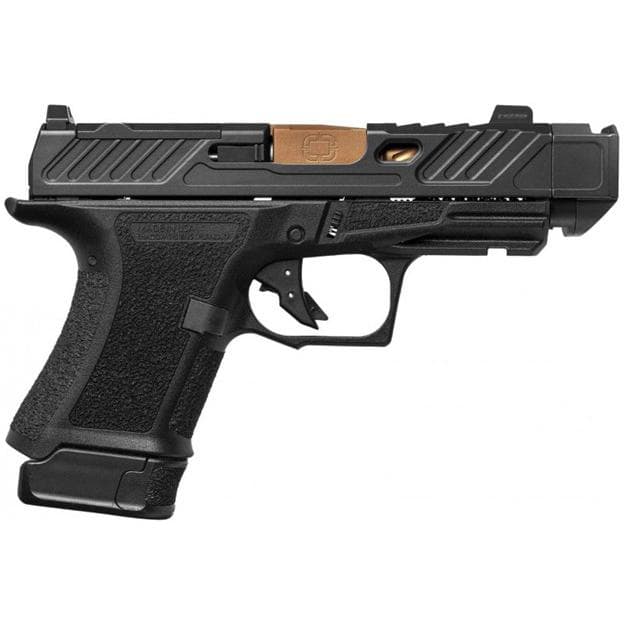 Shadow Systems CR920P Elite Slide Cut Handgun 9mm Luger 13rd Magazine 3.41" Bronze Barrel Spiral Comp Black Frame