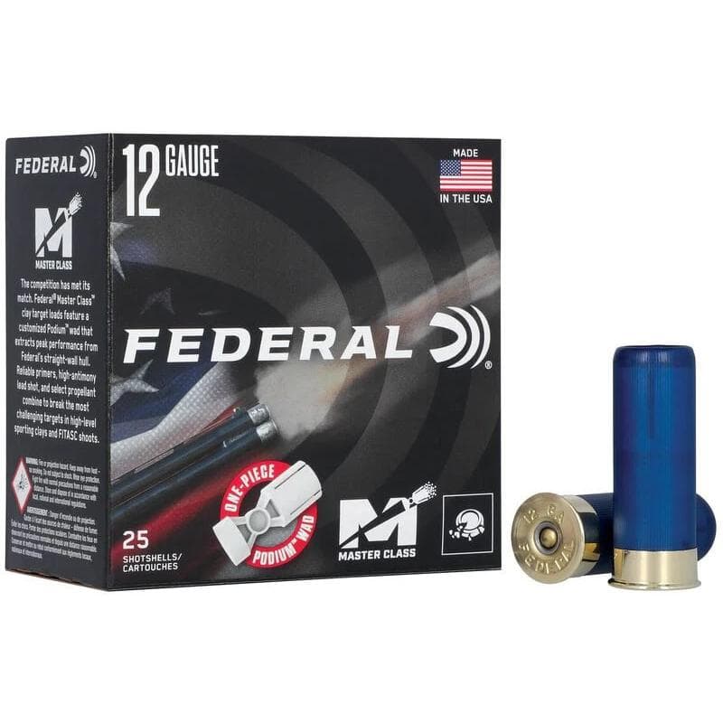 Federal Master Class Shotshells 12ga 2-3/4" 1oz 1250fps #7.5 25/ct