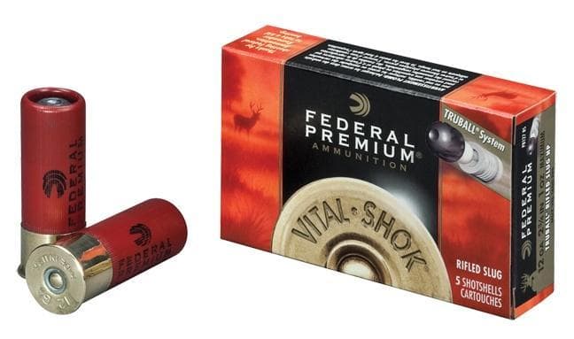 Federal Premium Vital-Shok TruBall Rifled Slug 12 ga 2 3/4" 1 oz Slug 1600 fps - 5/box