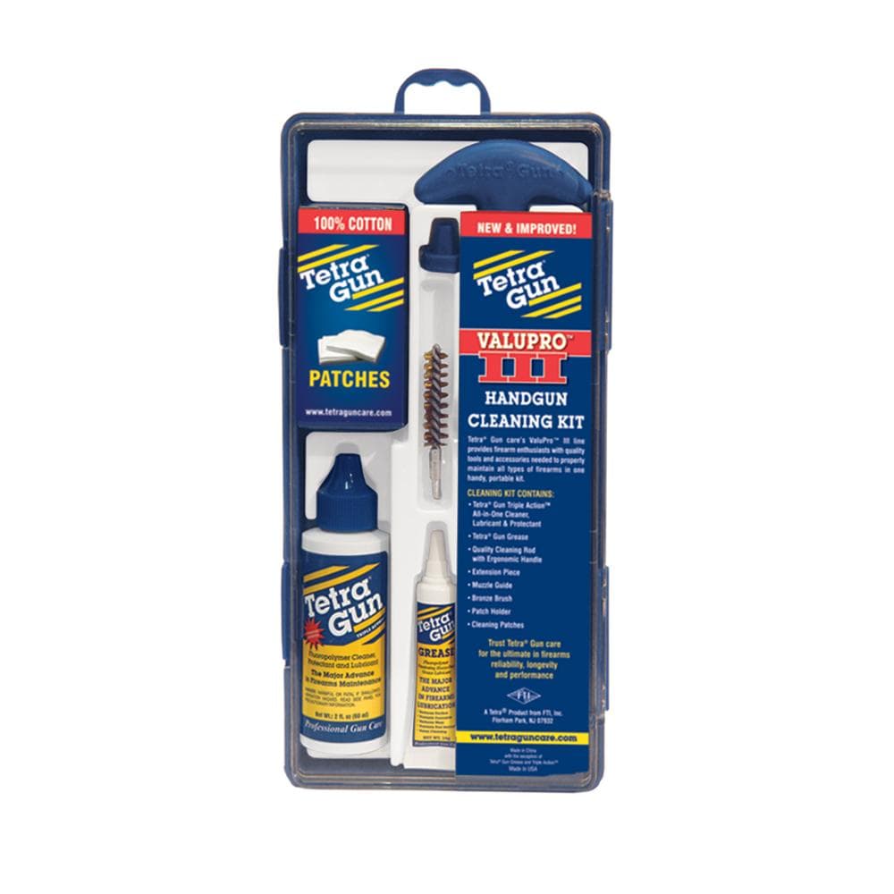 Tetra ValuPro III Gun Cleaning Kit .357/.38/9mm Handgun