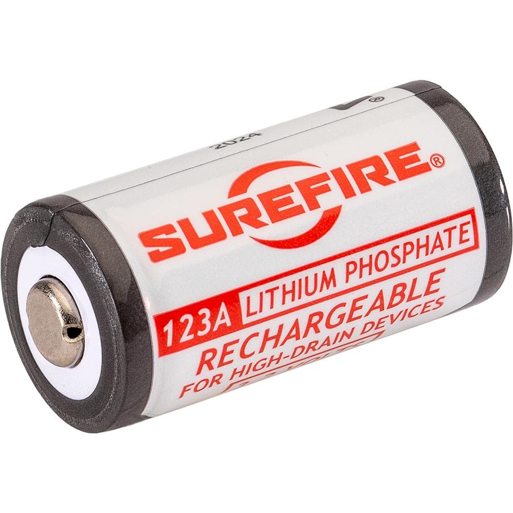 Surefire SFLFP123 Kit Rechargeable Batteries with Charger 2/ct