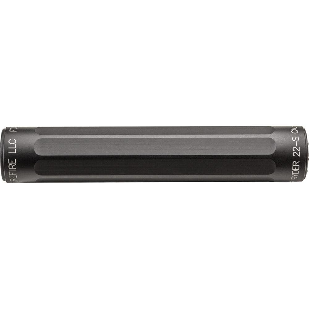 SureFire SF Ryder 22-S Suppressor .22 LR/.22 WMR/.17 HMR Direct Thread 1/2-28 Stainless Steel Black