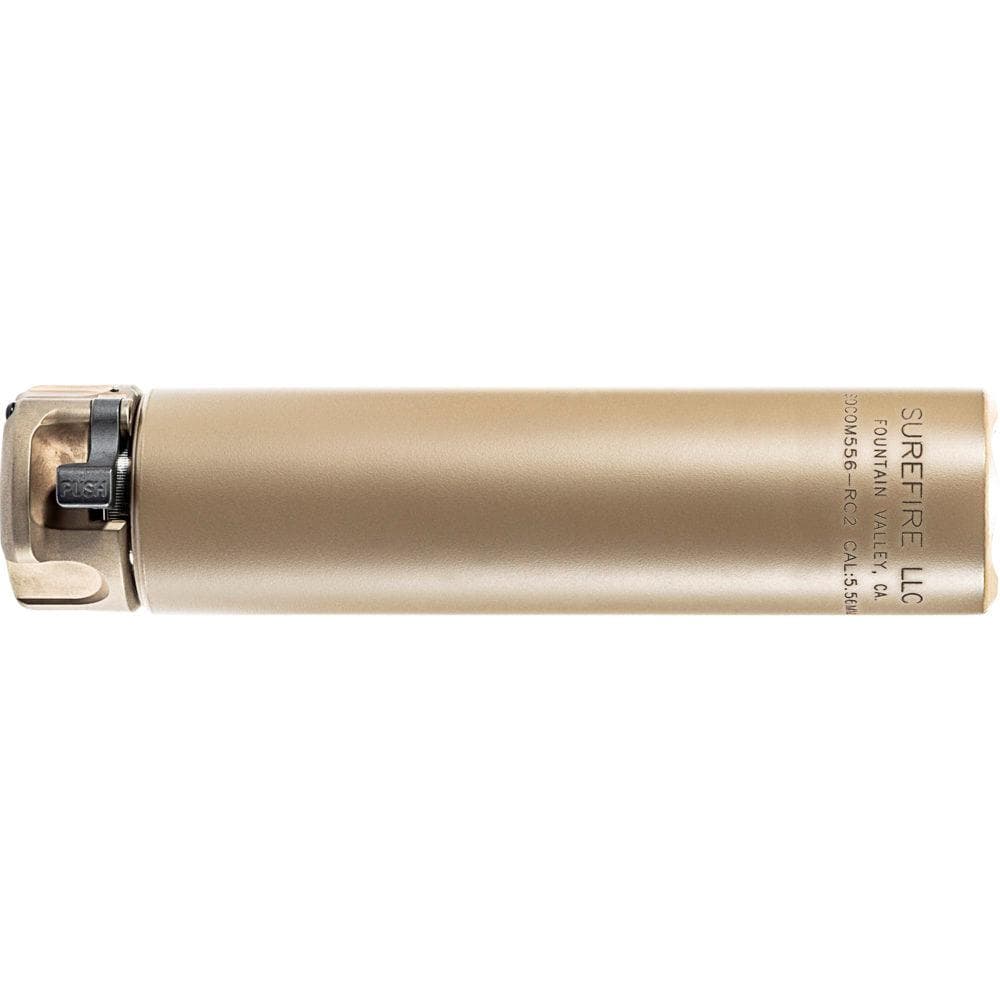 Surefire 2nd Gen Fast Attach SOCOM556-RC2 Suppressor 5.56mm Stainless Steel FDE