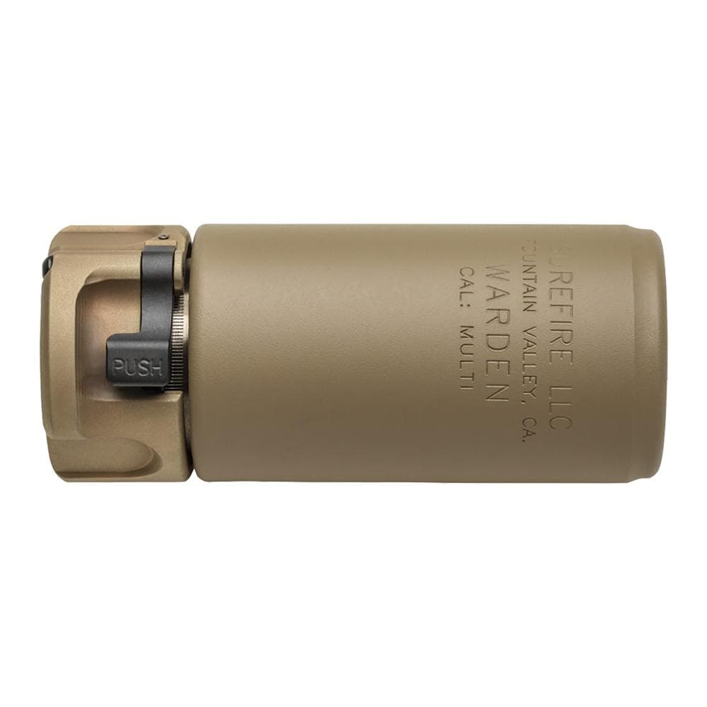 Surefire Warden Muzzle Device Fast-Attach Blast Regulator FDE