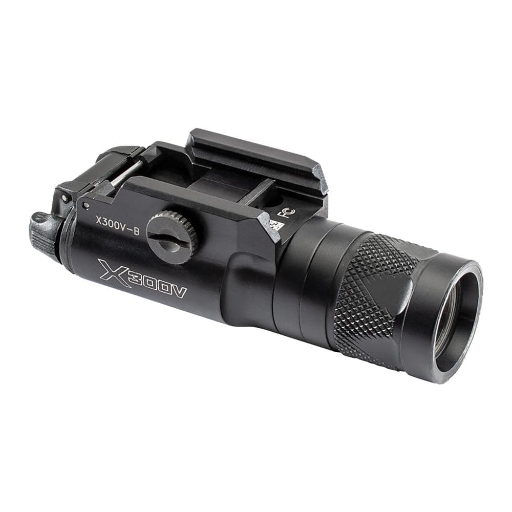 Surefire X300V-B Infrared and White LED Handgun Weapon Light with T-Slot Mounting System 350 Lumens Black