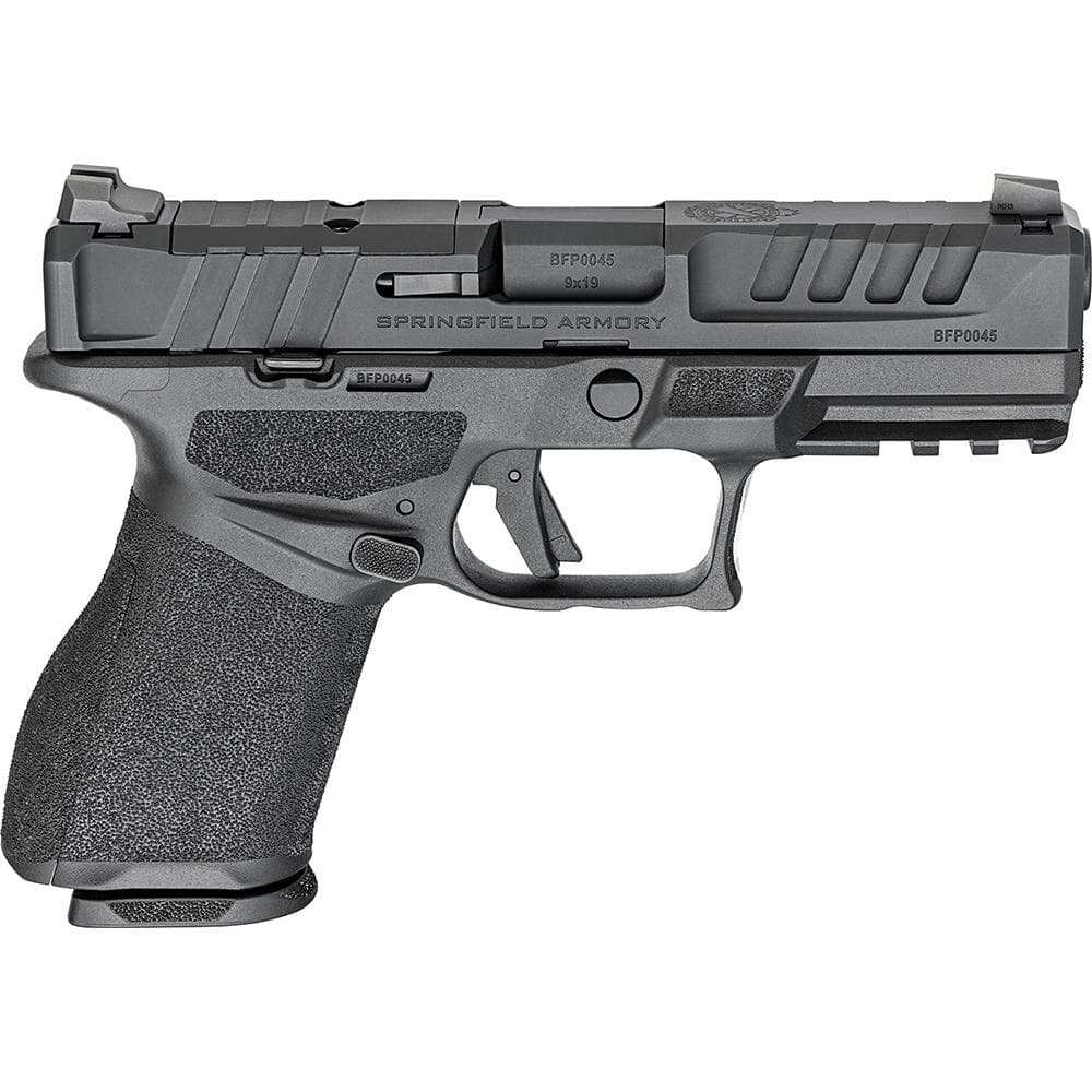 Springfield Armory Gear Pac Echelon 4.0C Handgun 9mm Luger 15rd(4) Magazines 4" Barrel Black Tritium Night Sights Green Dot & Bag
