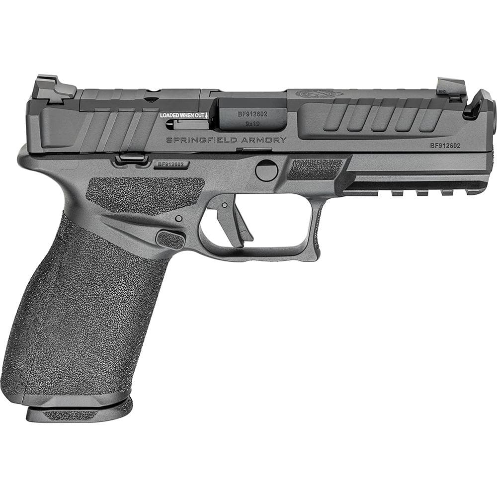 Springfield Gear Pac Echelon 4.5F Comp Handgun 9mm Luger 10rd(4) Magazines 4.5" Barrel U-Notch Sights Green Dot & Bag