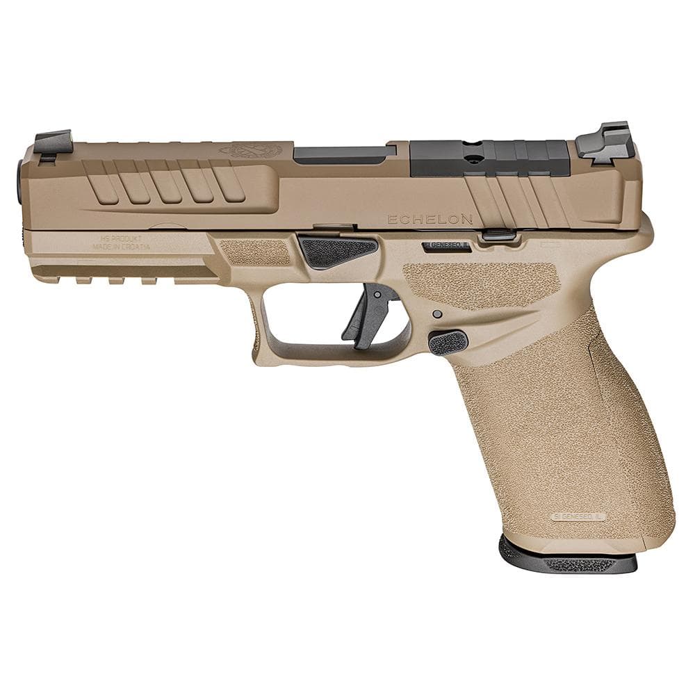 Springfield Echelon Handgun 9mm Luger 15rd Magazines (2) 4.5" Barrel Desert FDE U-Dot Sights